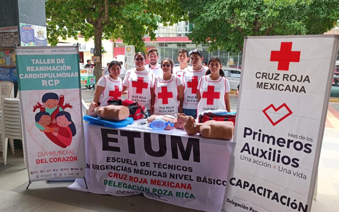 Estuvimos presentes en el marco del día internacional del corazón en Poza Rica, Veracruz