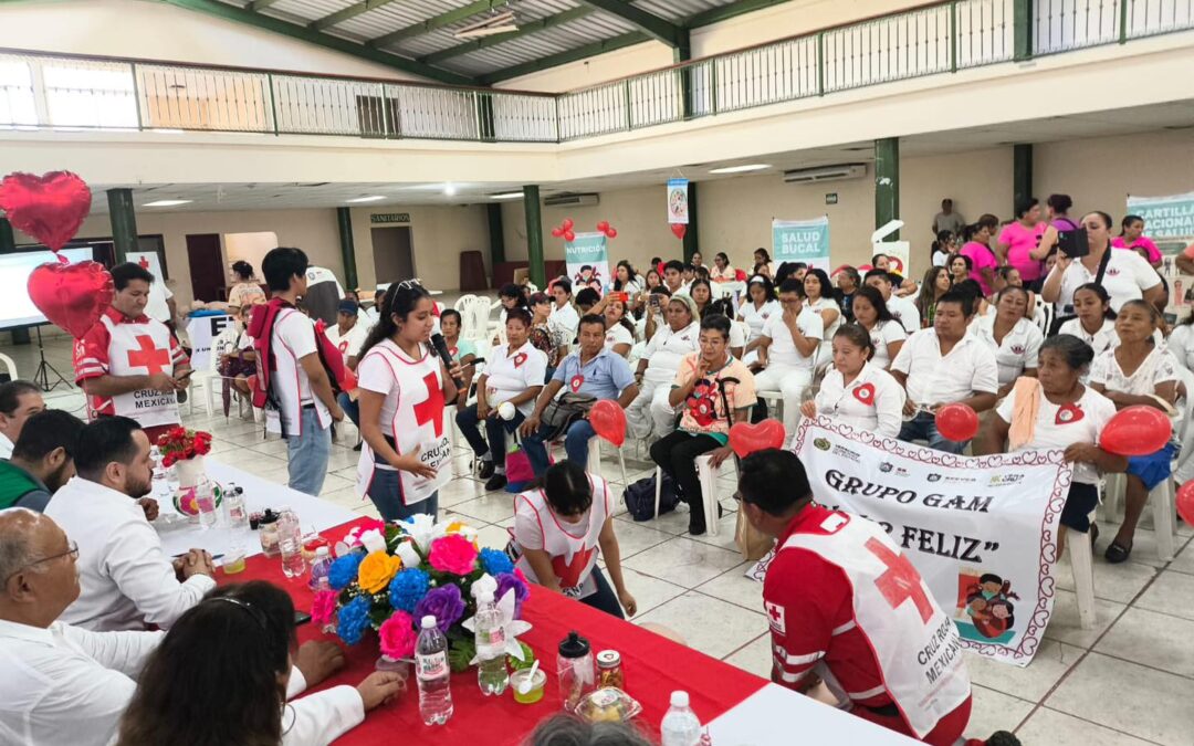 Participamos en las celebraciones del día del corazón en la ciudad dé Coatzintla con la platica de RCP.
